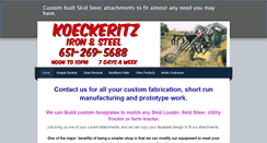 Desktop Screenshot of koeckeritzironandsteel.com